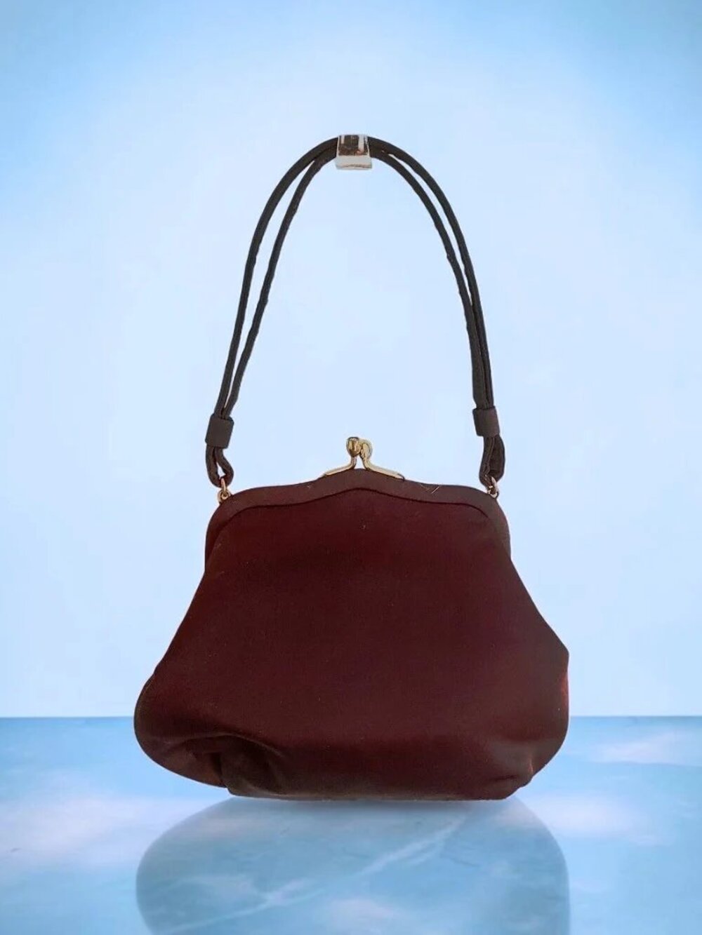 MM Morris Moskowitz Peau De Faille Evening Bag